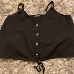 Black Crop Top